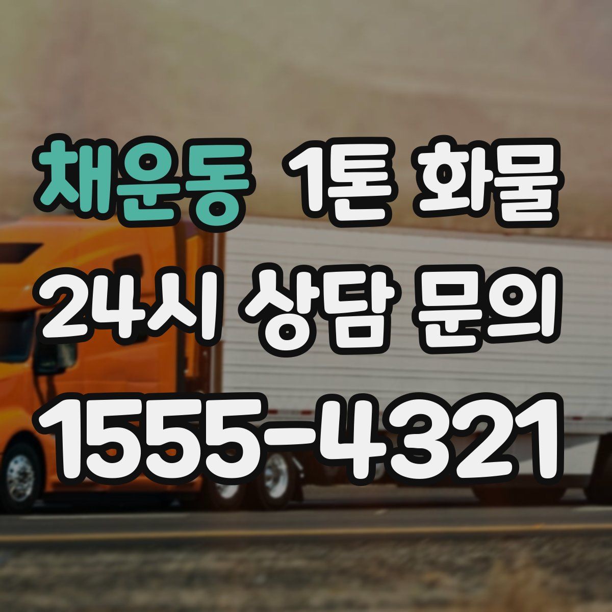 채운동 1톤 화물