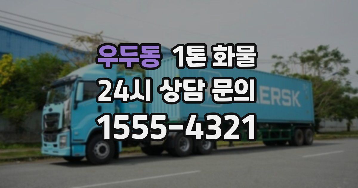 우두동 1톤 화물