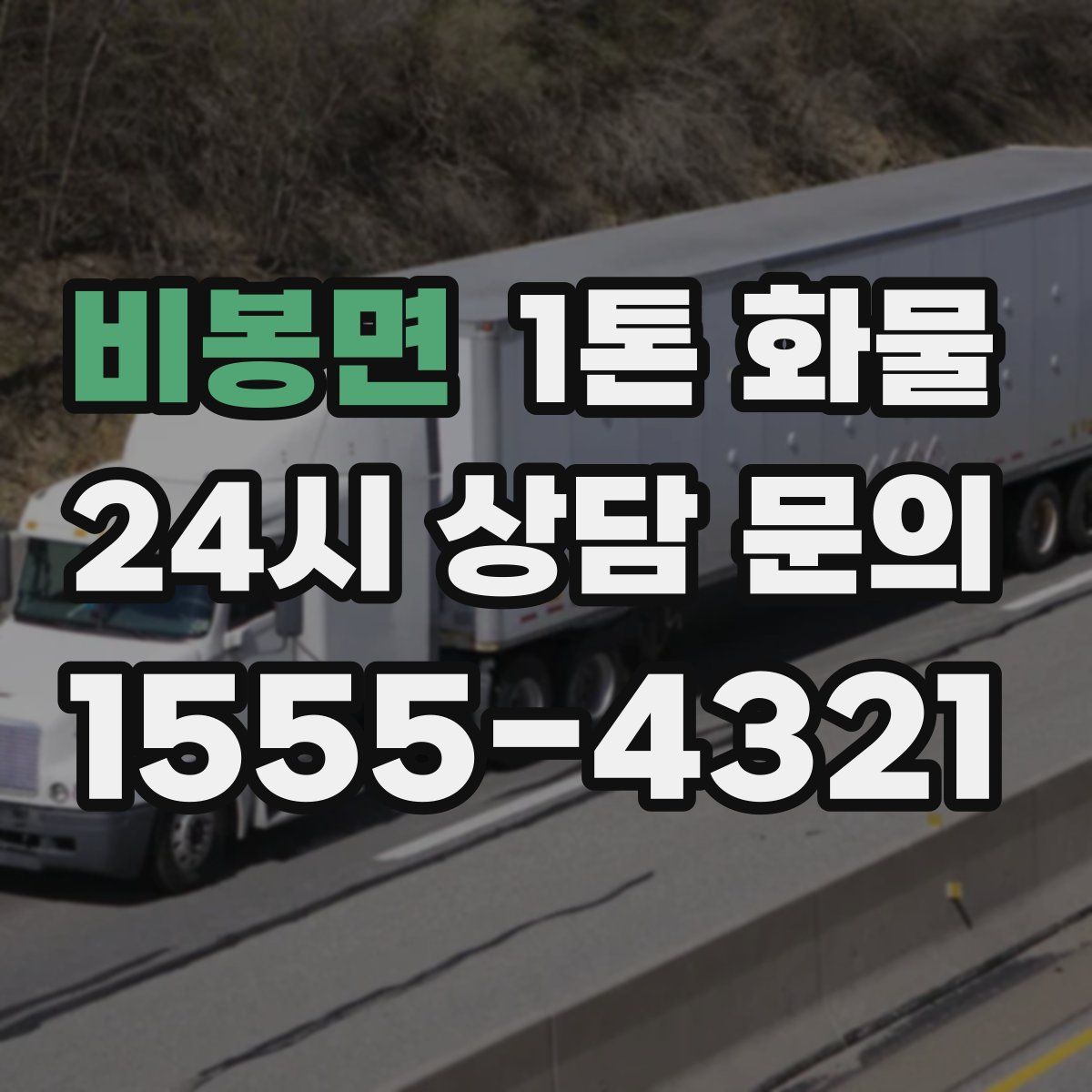 비봉면 1톤 화물