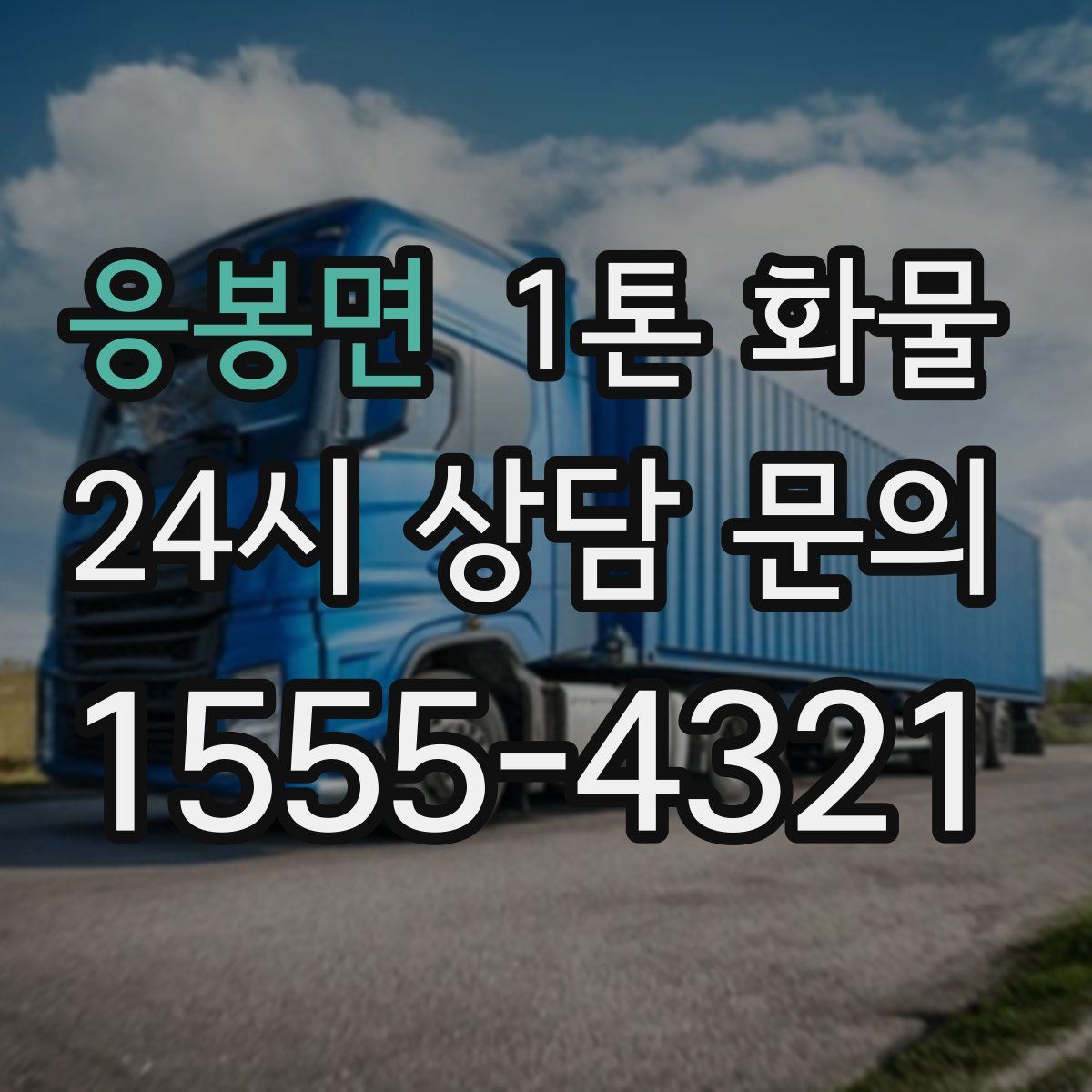 응봉면 1톤 화물