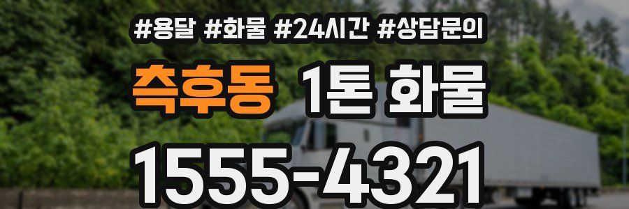 측후동 1톤 화물