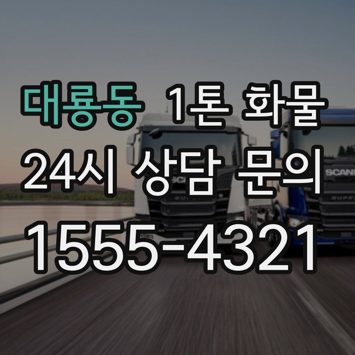 대룡동 1톤 화물