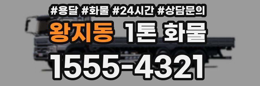 왕지동 1톤 화물