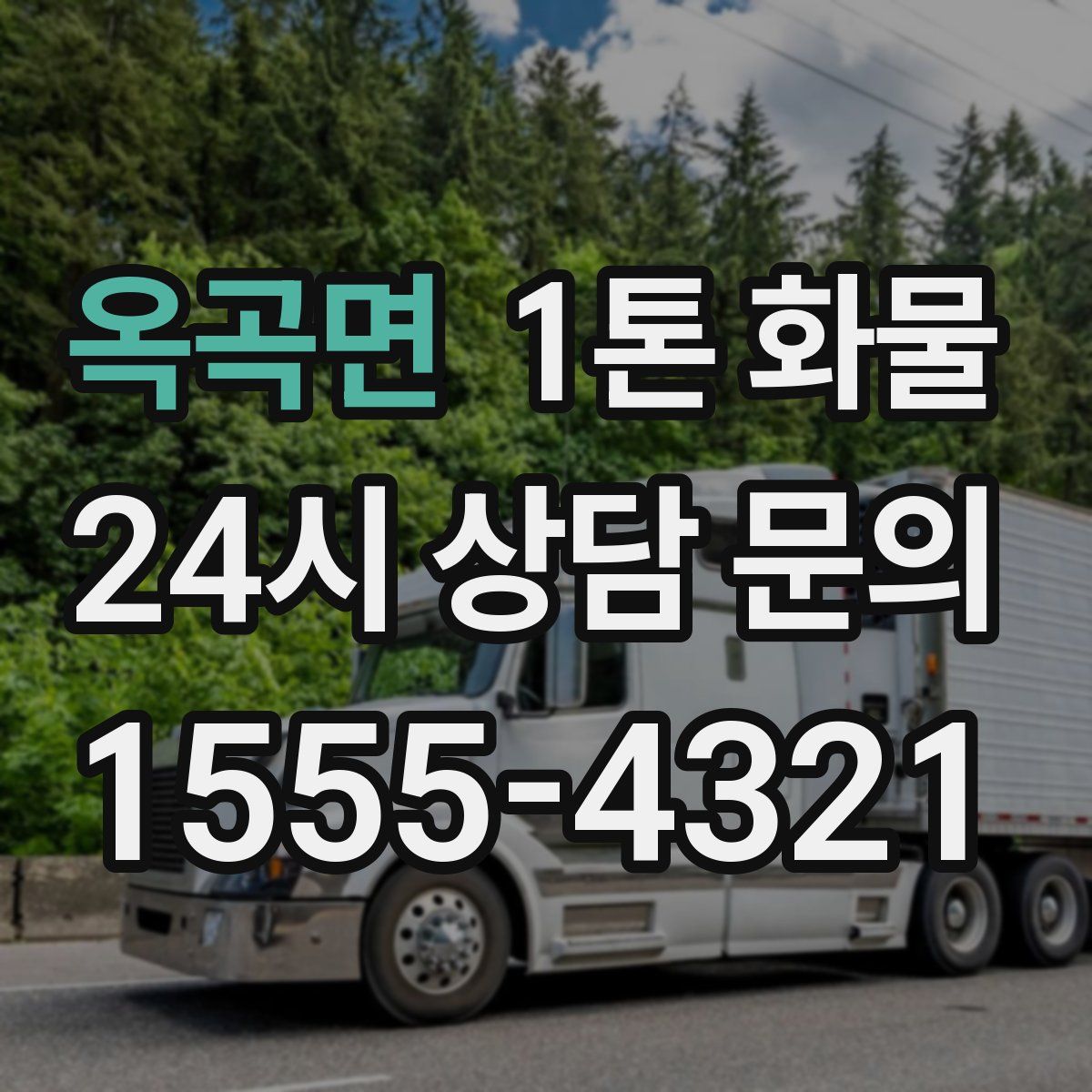 옥곡면 1톤 화물