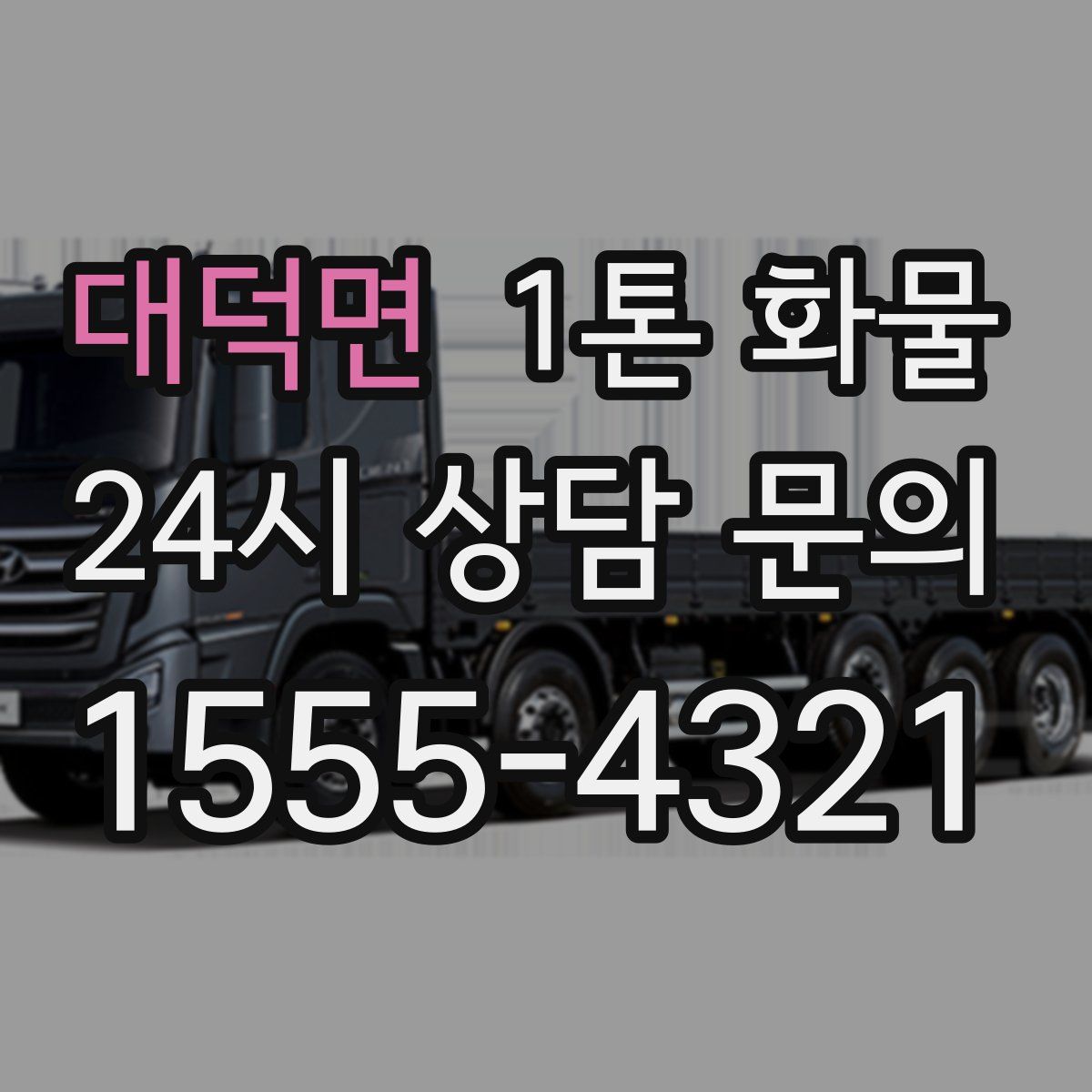 대덕면 1톤 화물