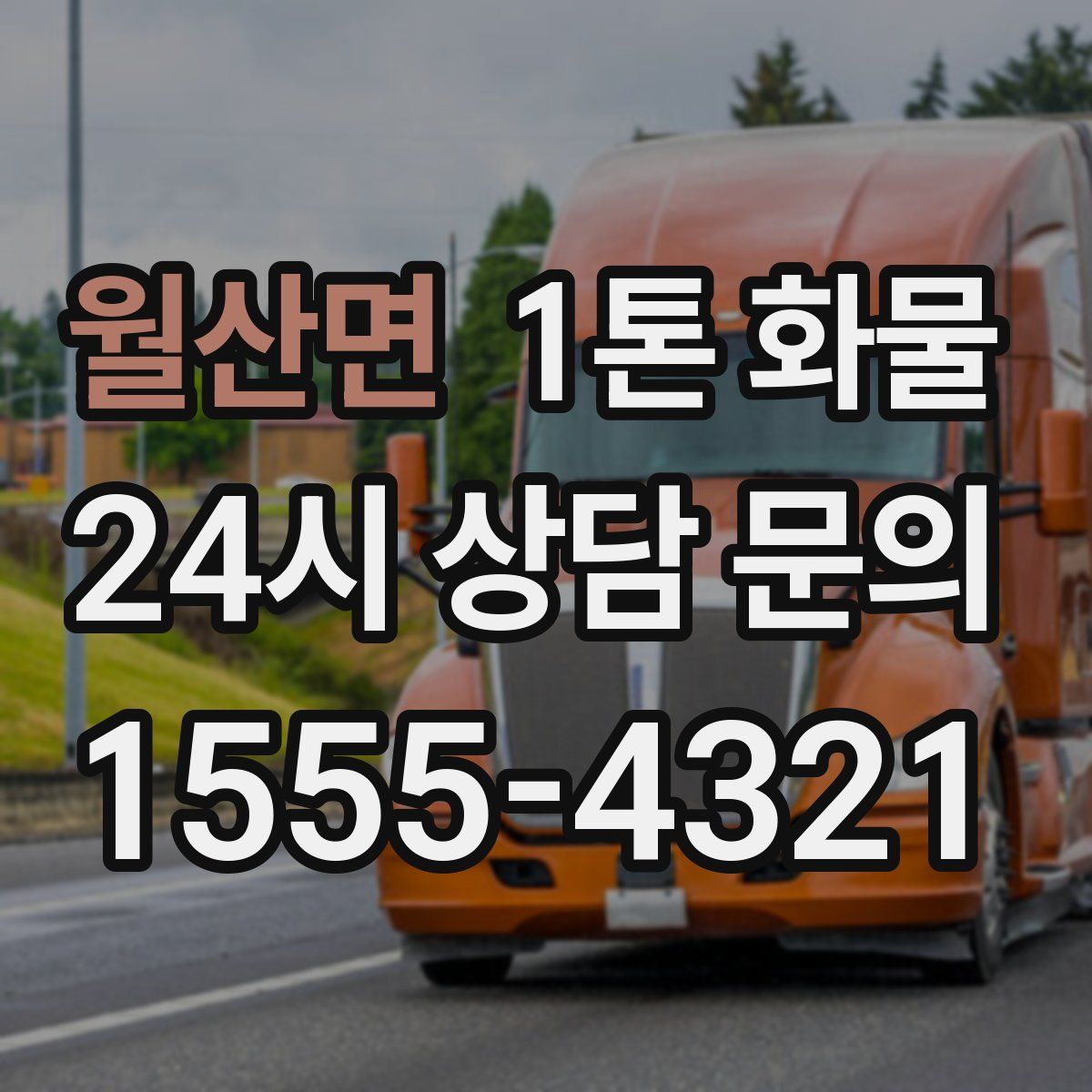 월산면 1톤 화물