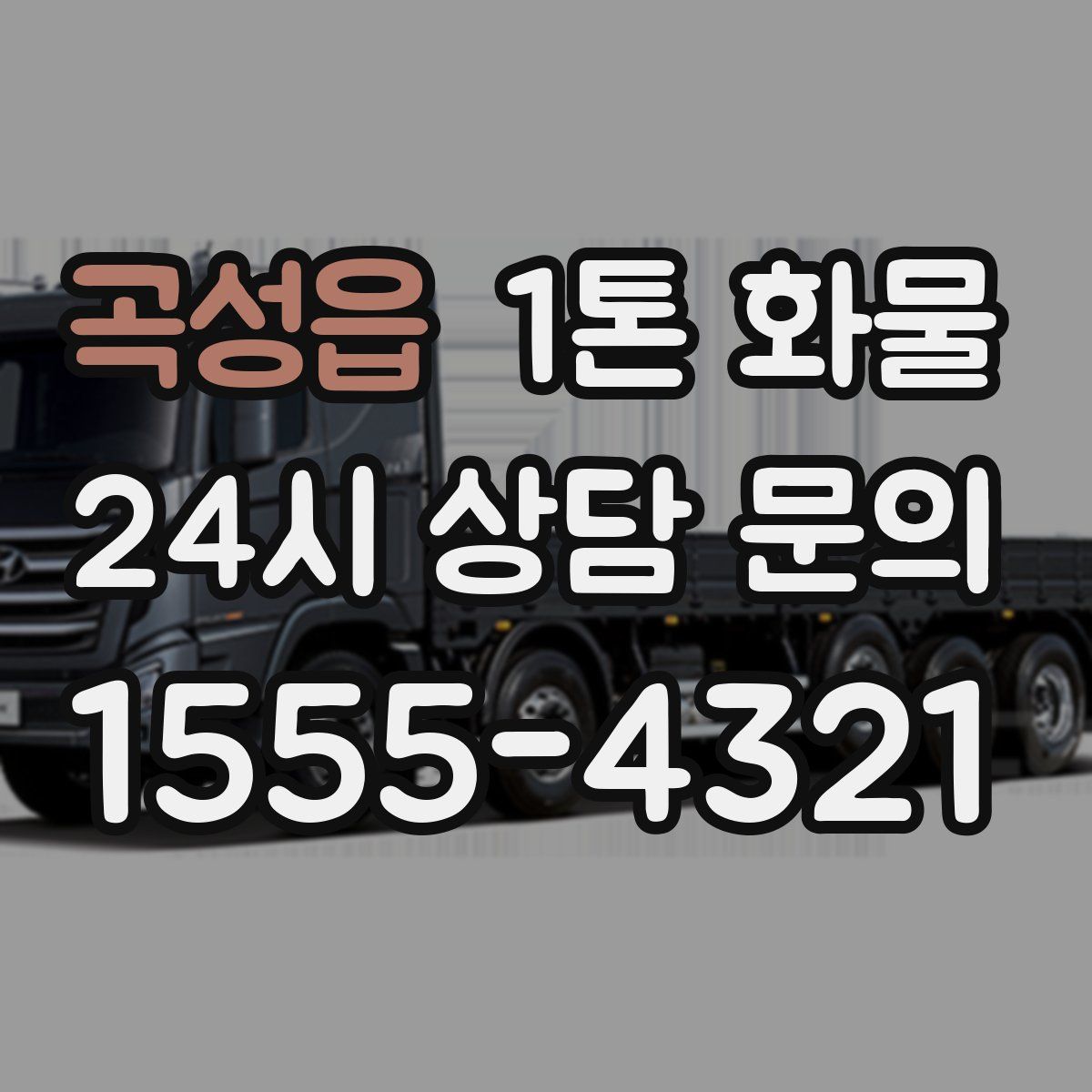 곡성읍 1톤 화물