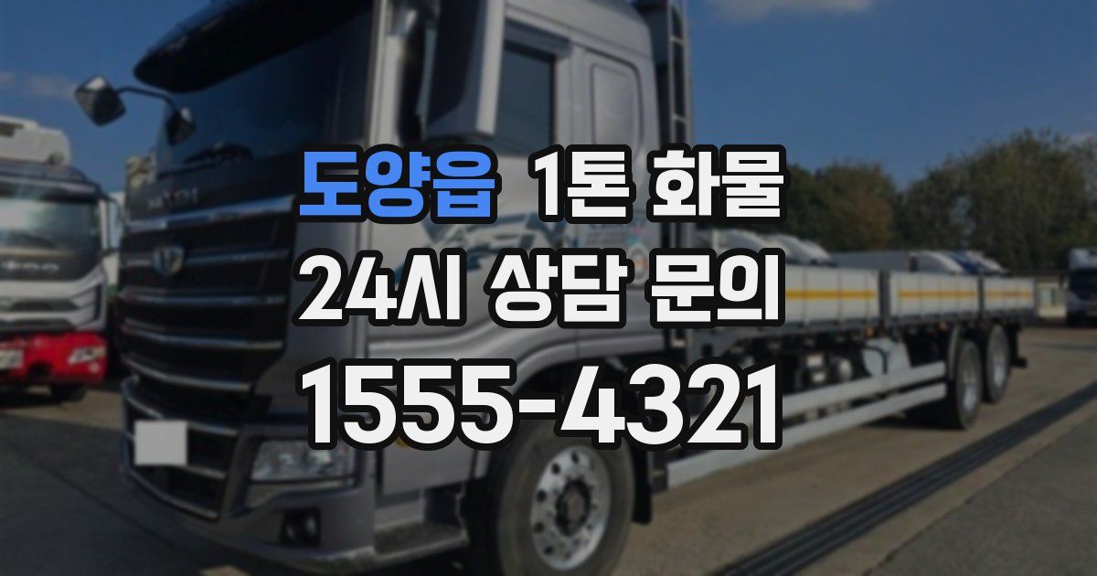 도양읍 1톤 화물