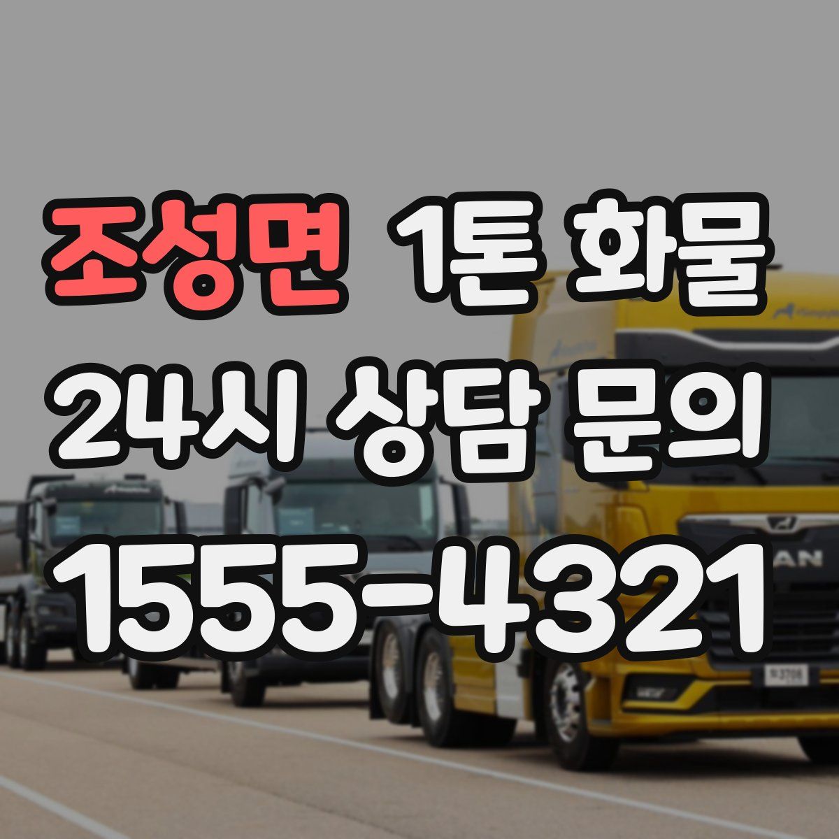 조성면 1톤 화물