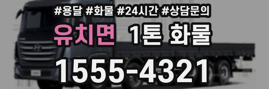 유치면 1톤 화물