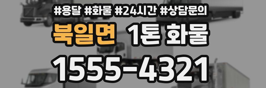 북일면 1톤 화물
