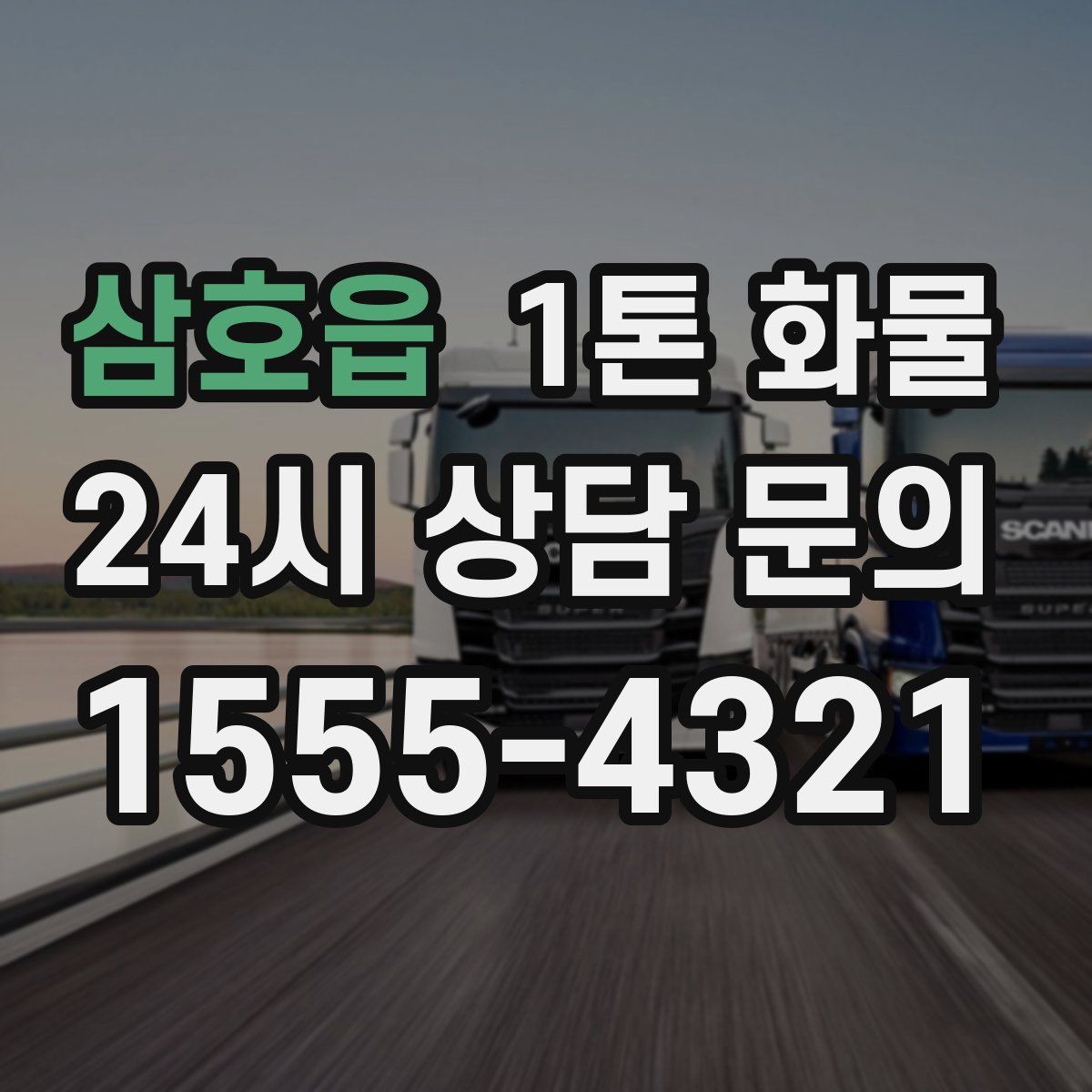 삼호읍 1톤 화물