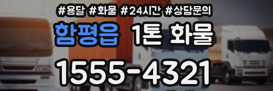 함평읍 1톤 화물