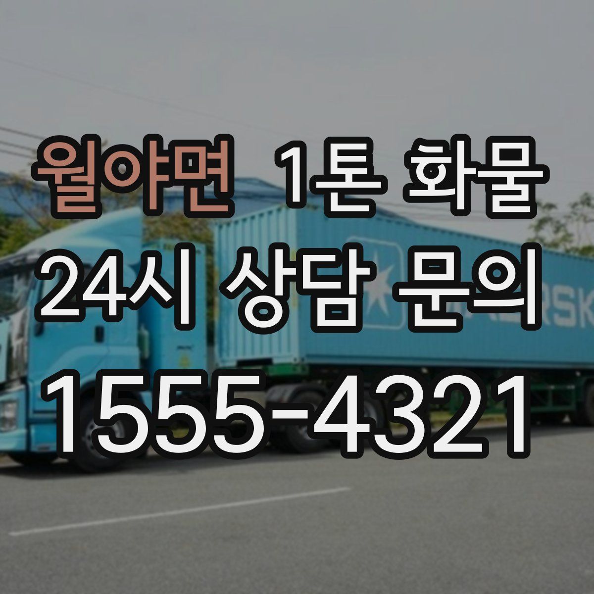 월야면 1톤 화물