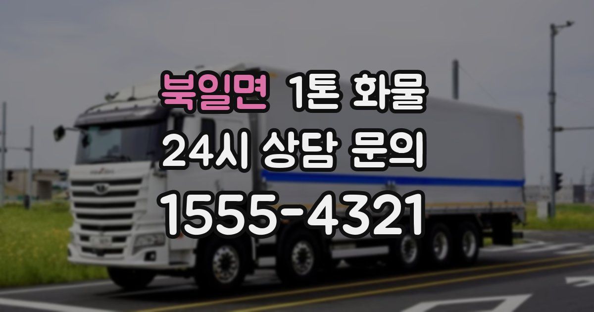 북일면 1톤 화물