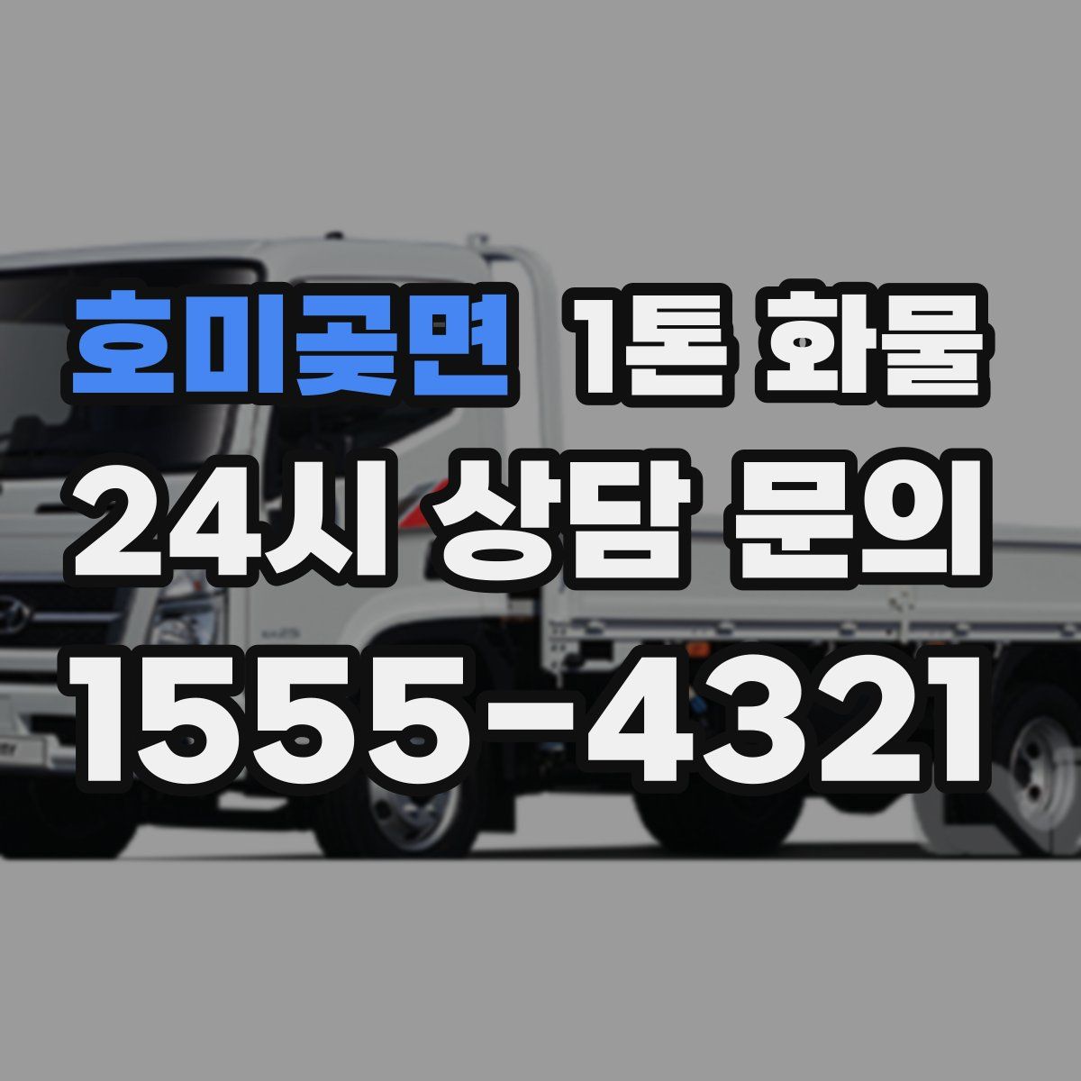 호미곶면 1톤 화물