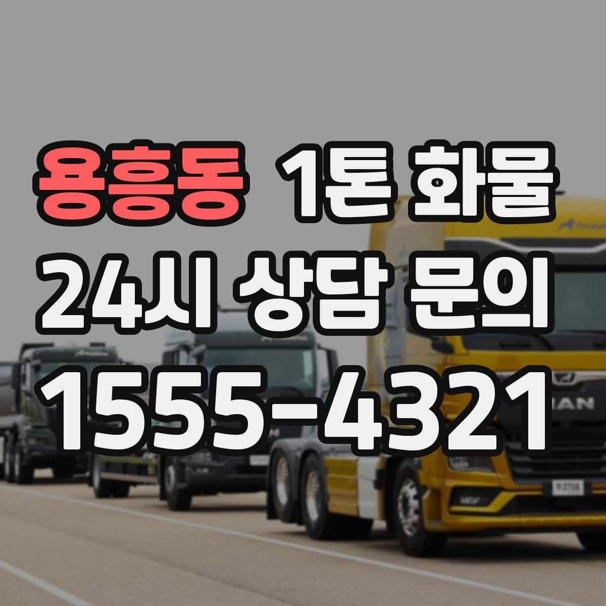 용흥동 1톤 화물