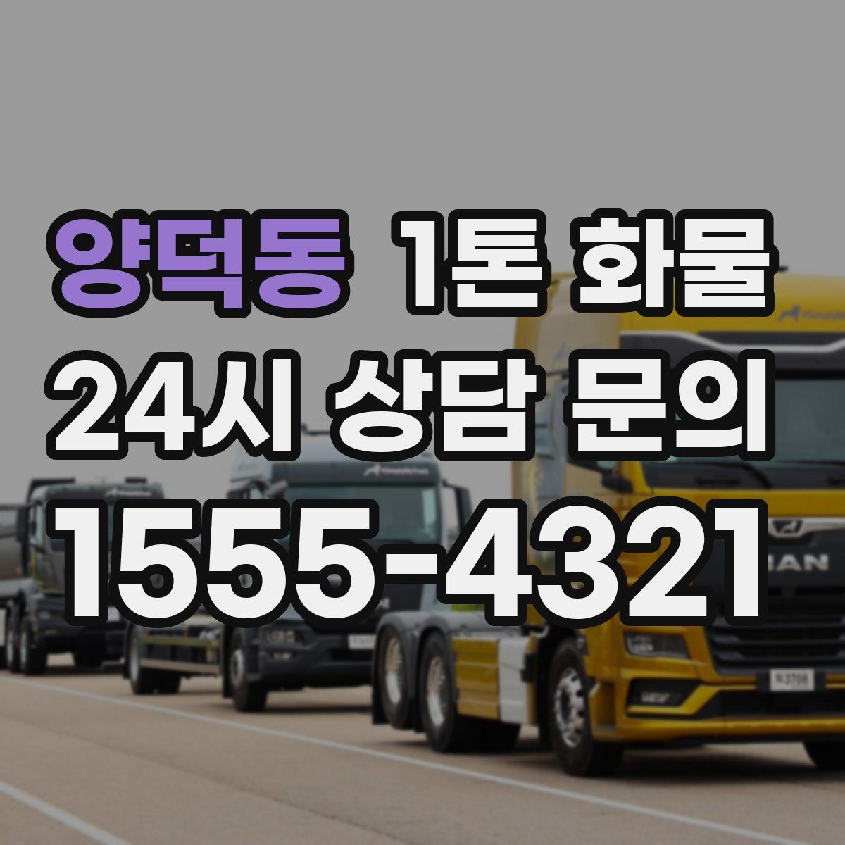 양덕동 1톤 화물