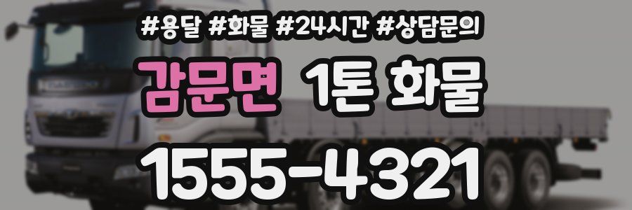 감문면 1톤 화물