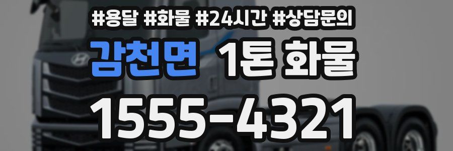 감천면 1톤 화물
