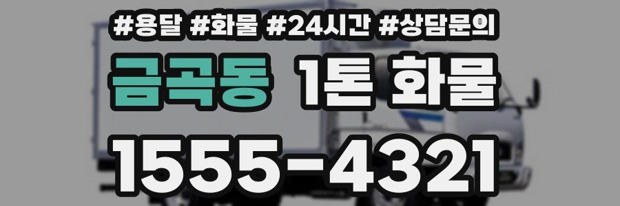 금곡동 1톤 화물