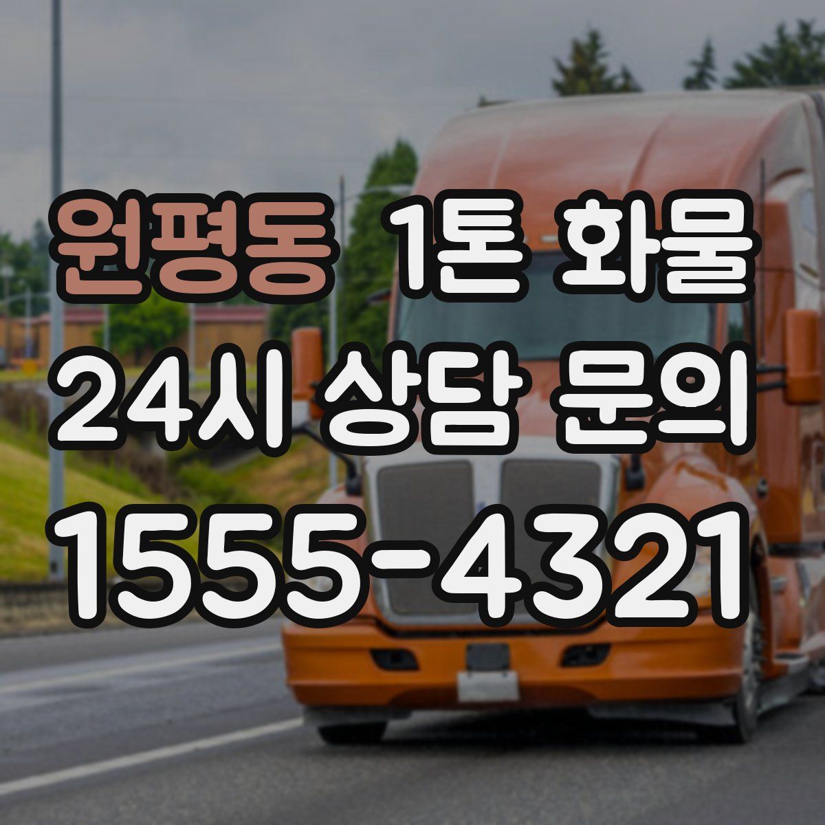 원평동 1톤 화물