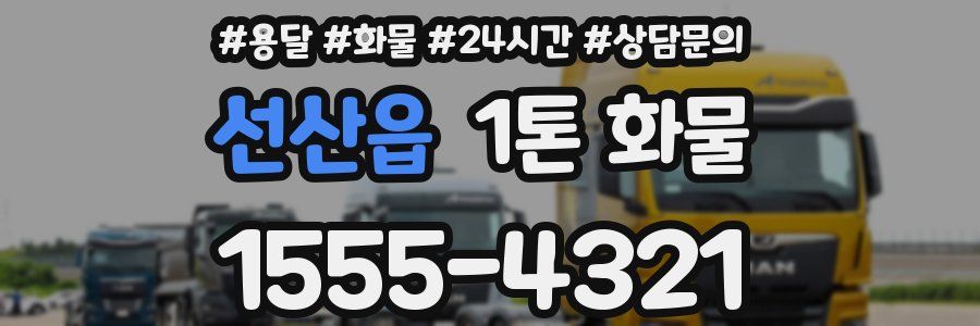 선산읍 1톤 화물
