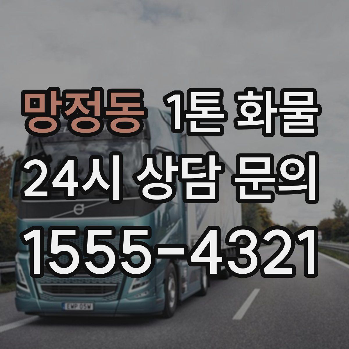 망정동 1톤 화물