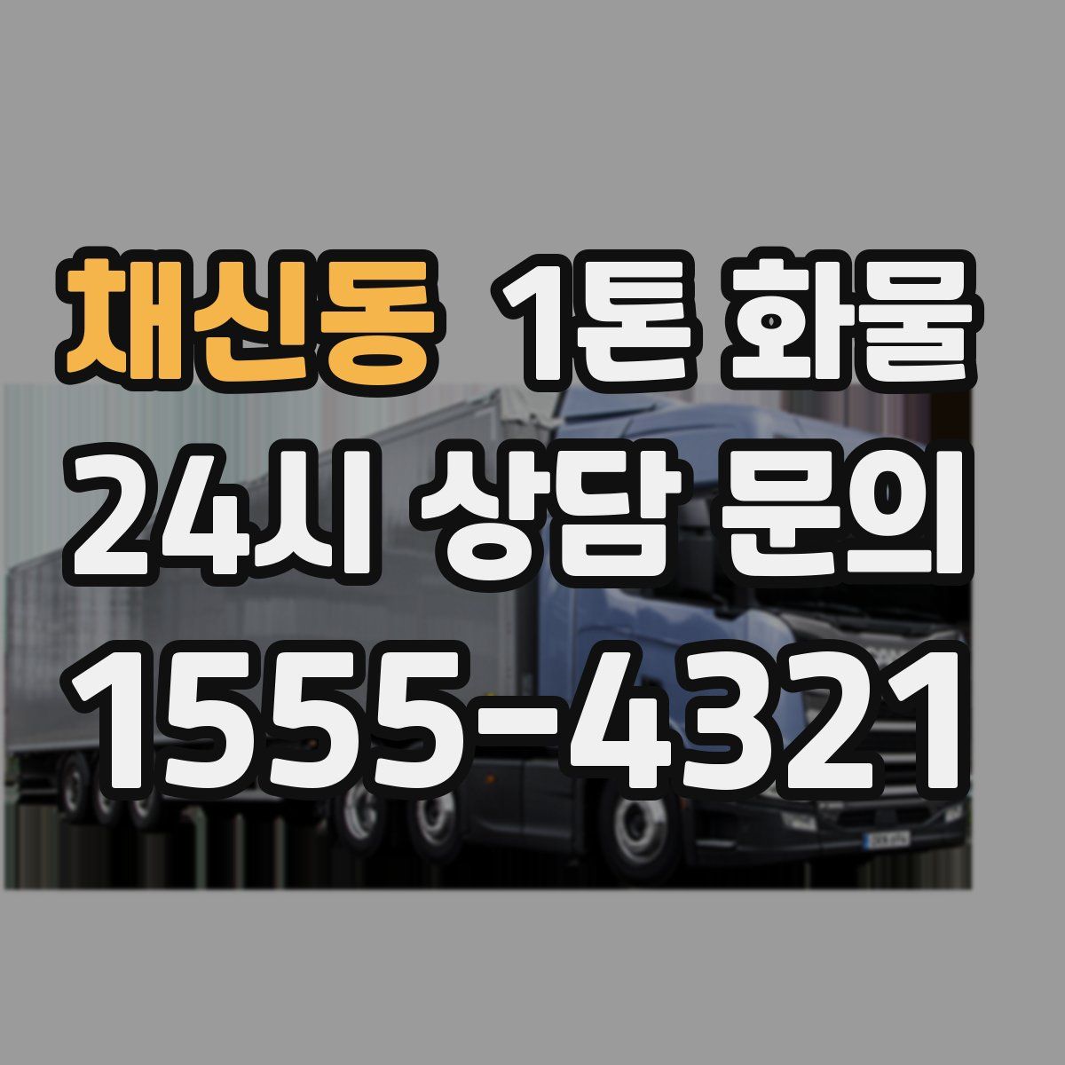 채신동 1톤 화물