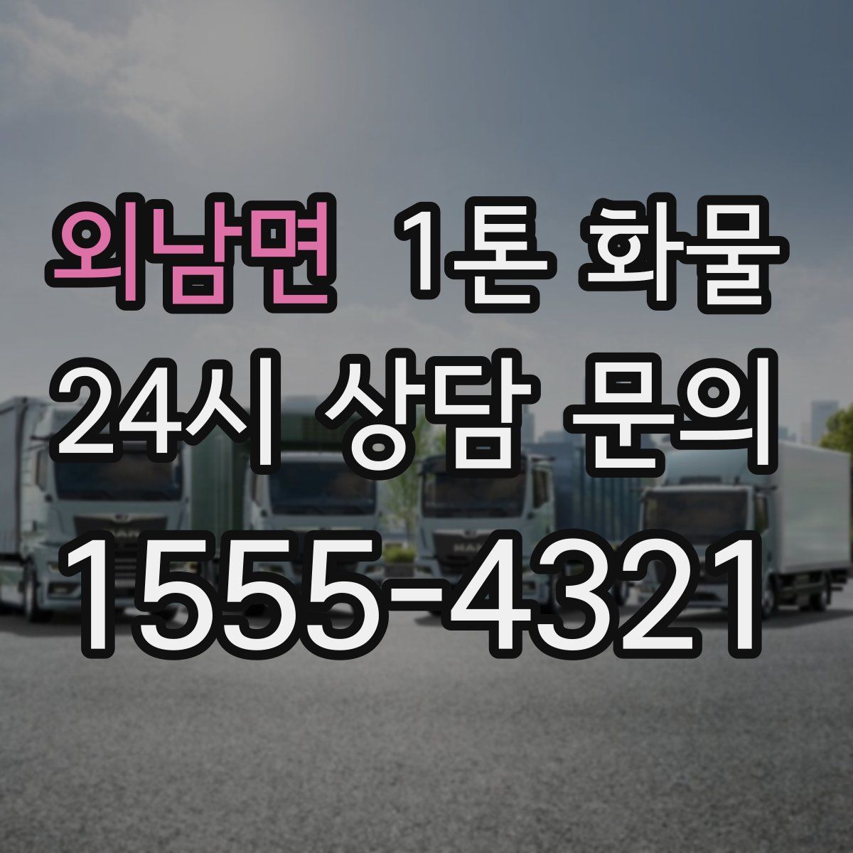외남면 1톤 화물