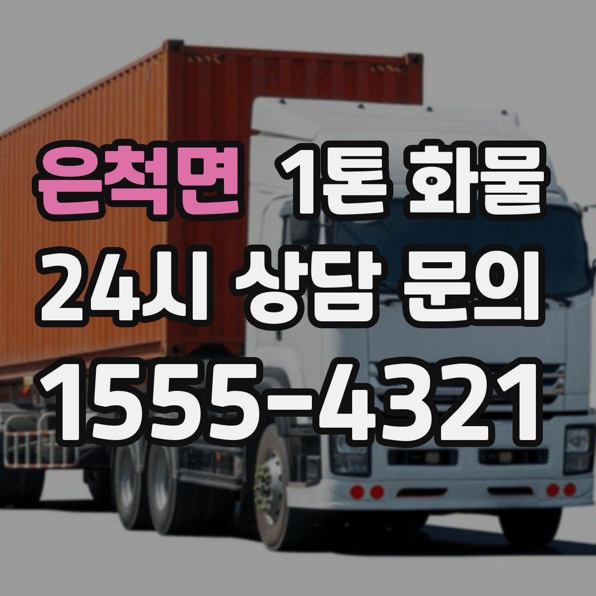 은척면 1톤 화물
