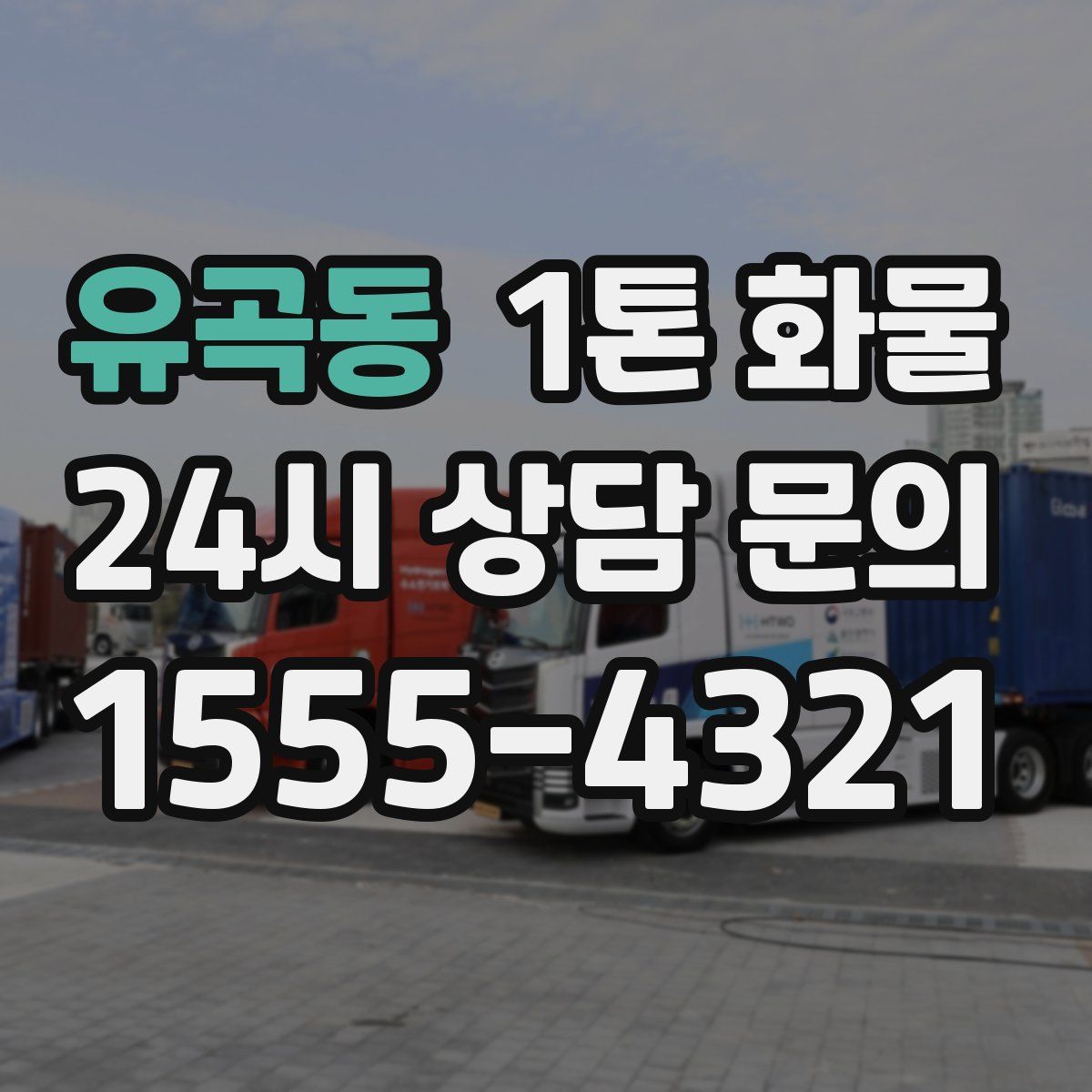 유곡동 1톤 화물