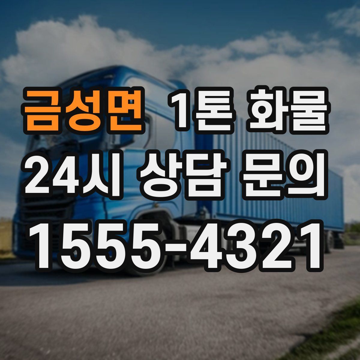 금성면 1톤 화물