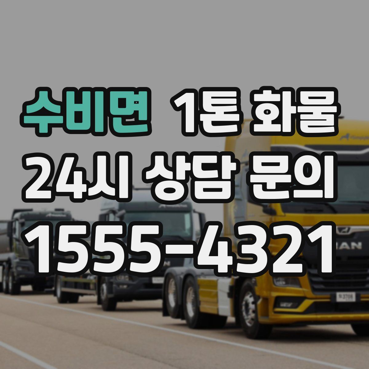 수비면 1톤 화물
