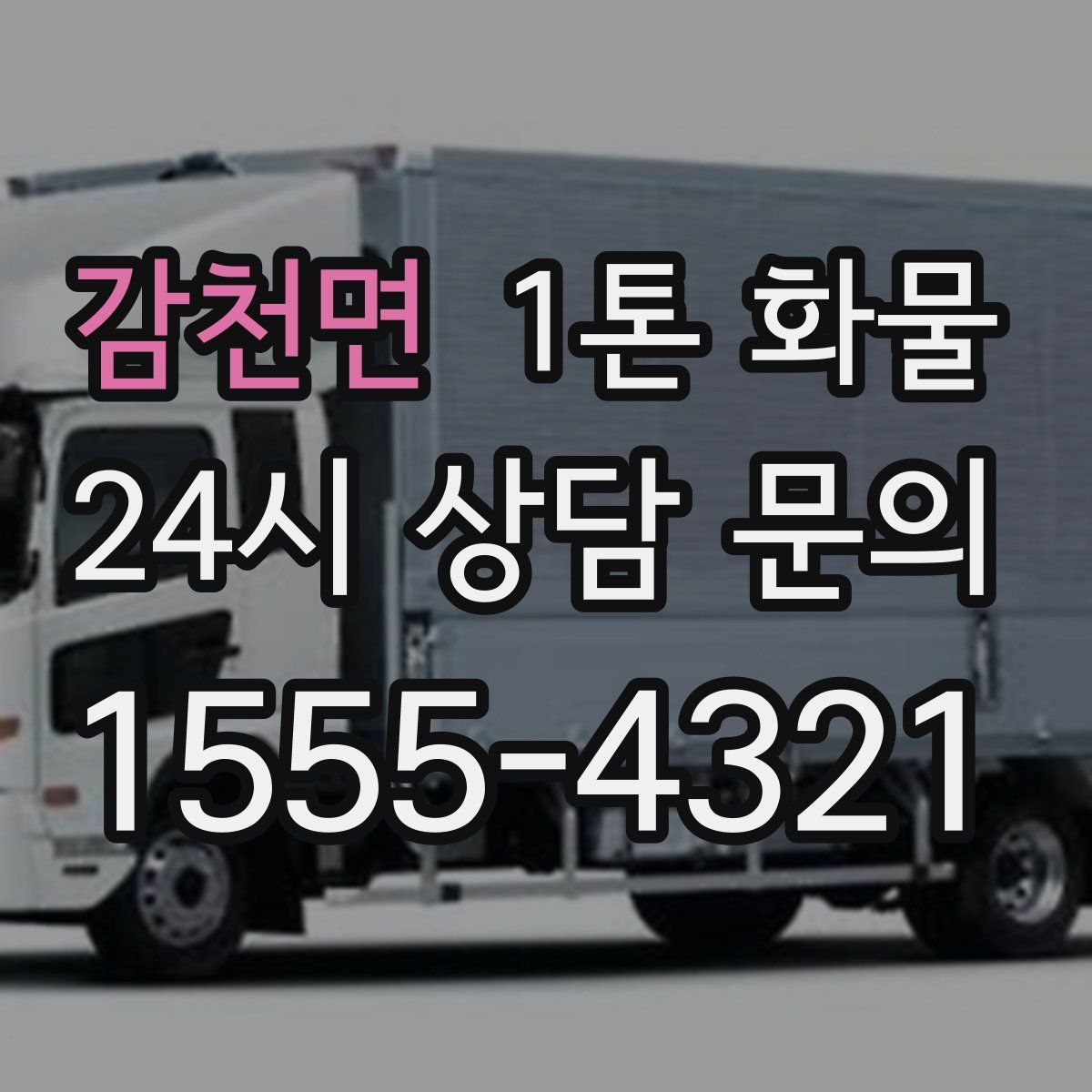 감천면 1톤 화물