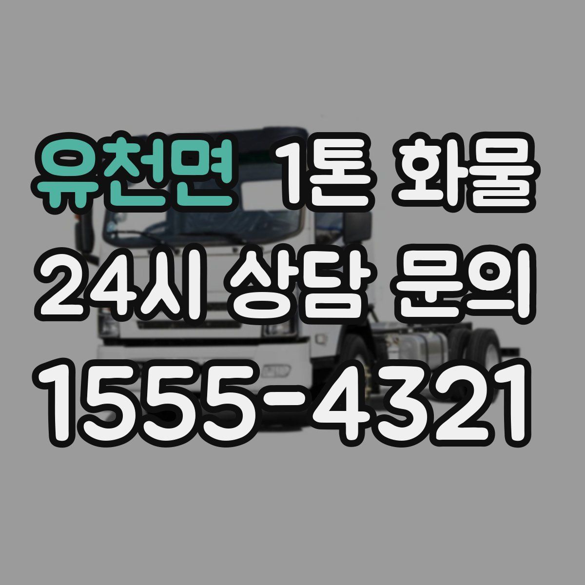 유천면 1톤 화물