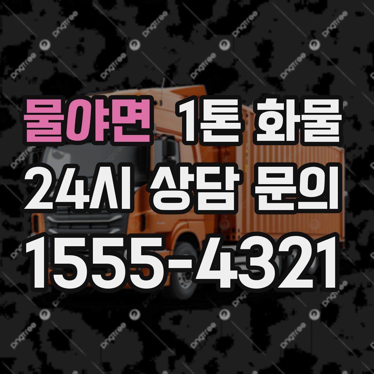 물야면 1톤 화물