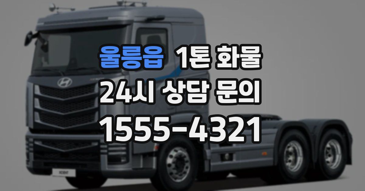 울릉읍 1톤 화물