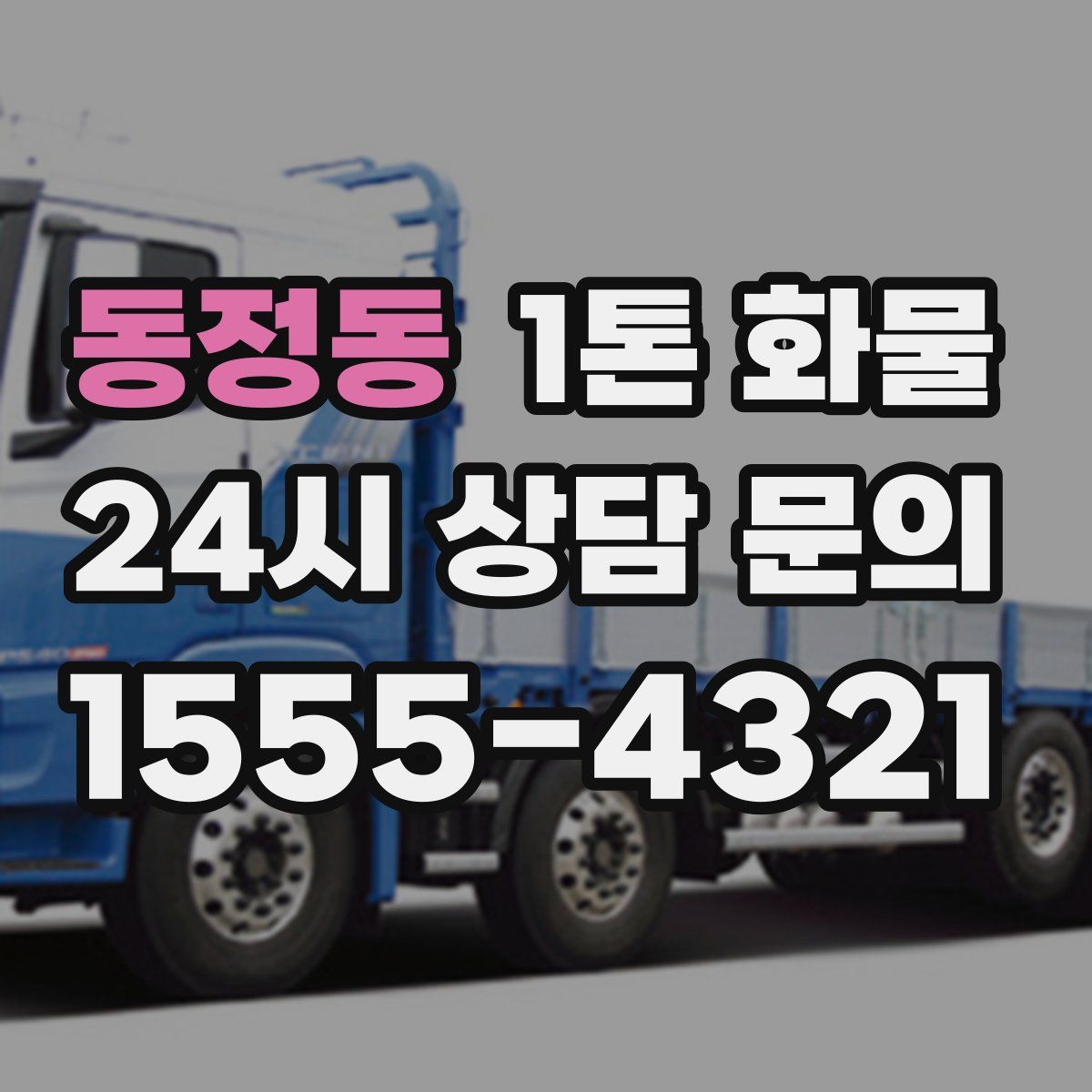 동정동 1톤 화물