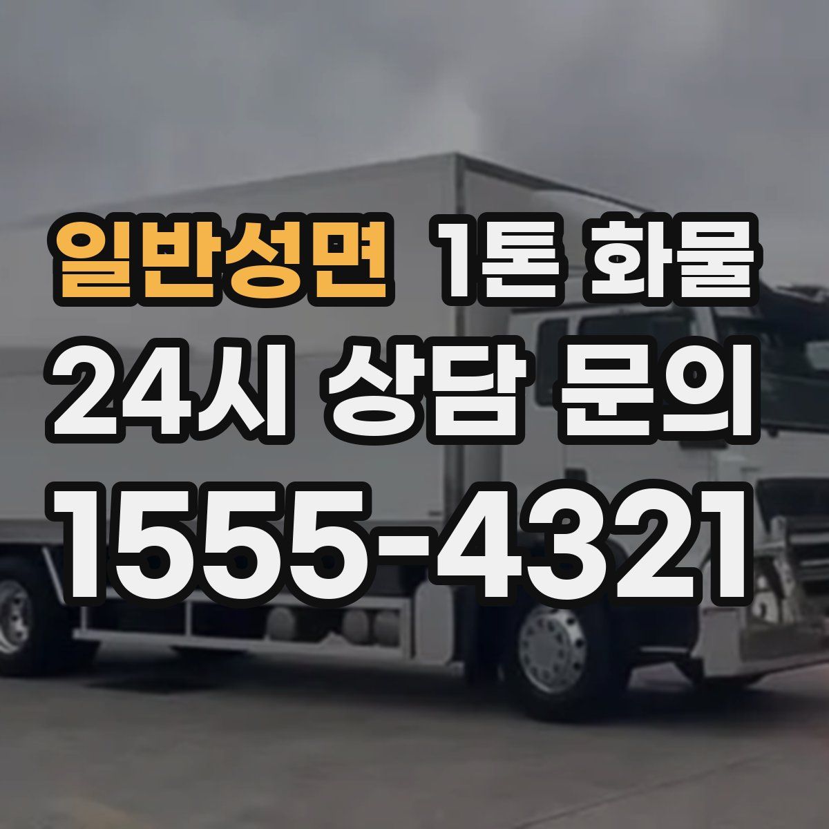 일반성면 1톤 화물