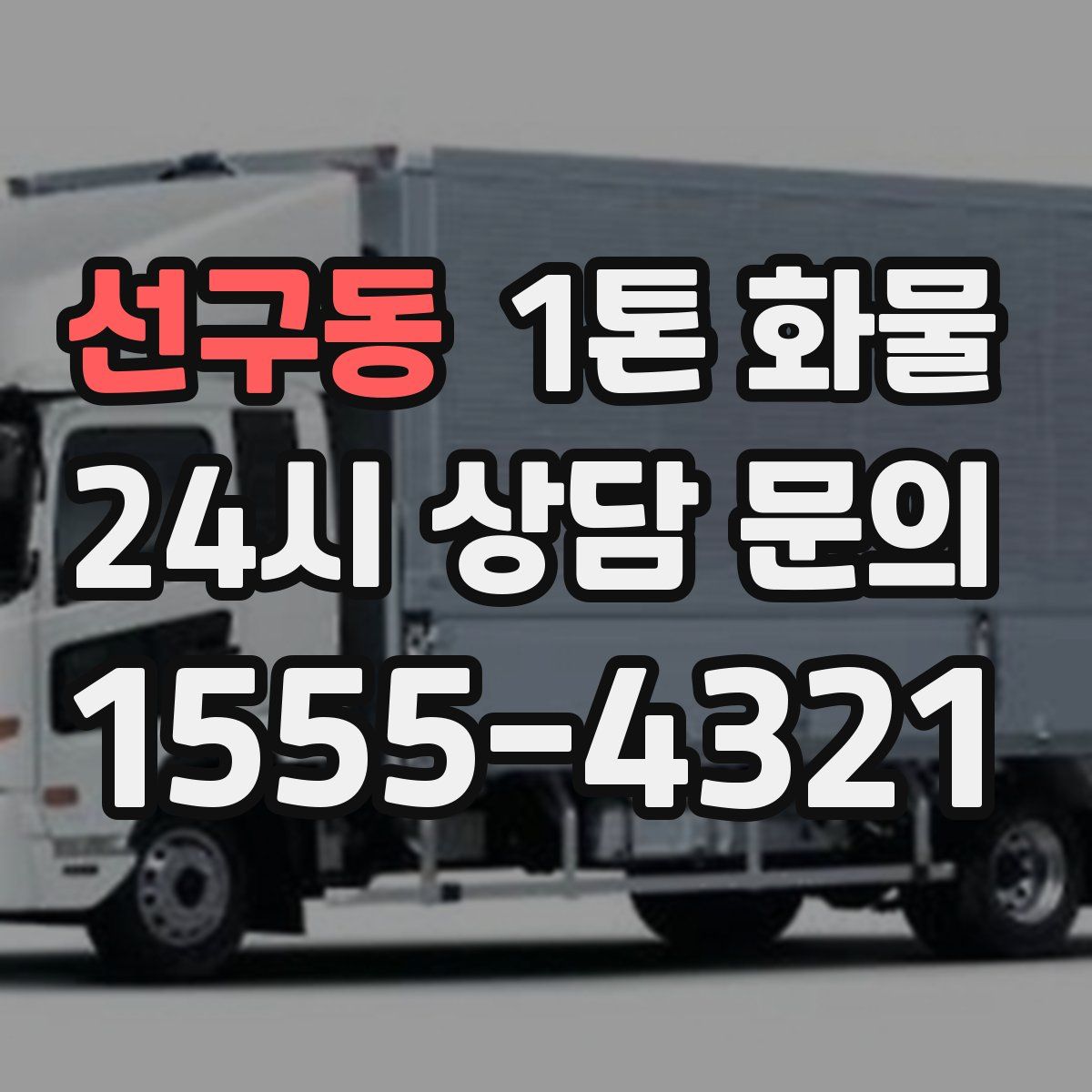 선구동 1톤 화물