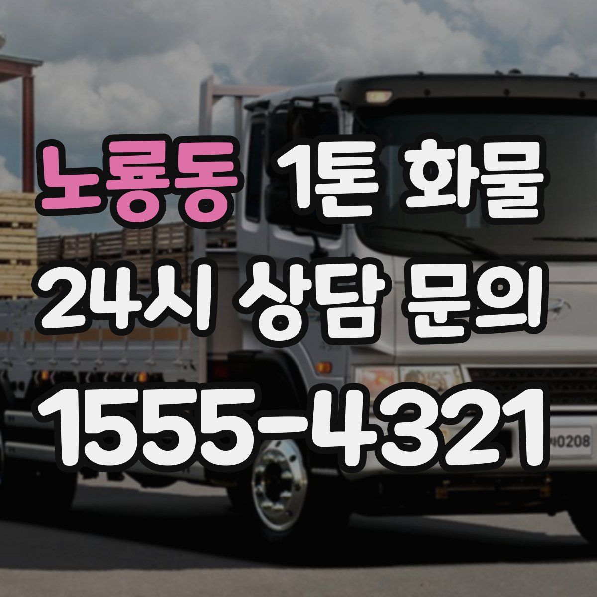 노룡동 1톤 화물