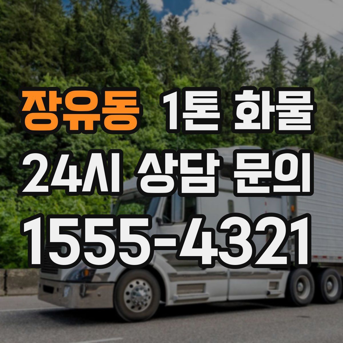 장유동 1톤 화물