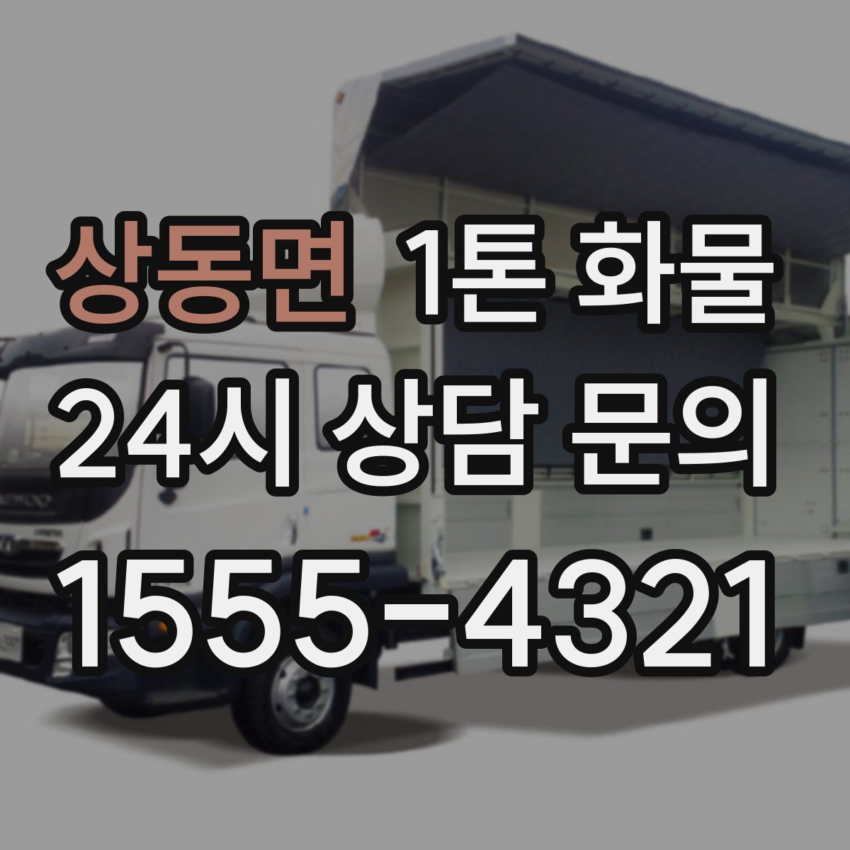 상동면 1톤 화물