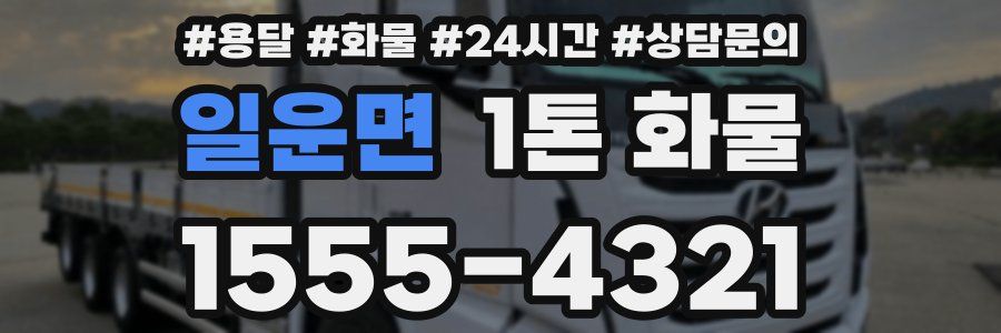 일운면 1톤 화물