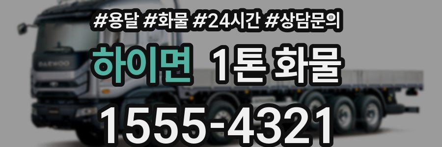 하이면 1톤 화물