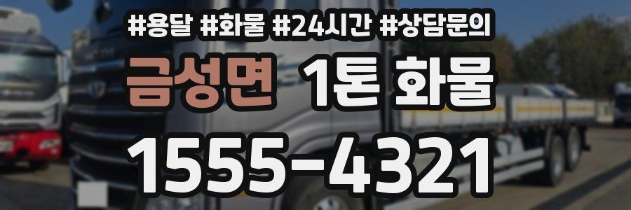 금성면 1톤 화물