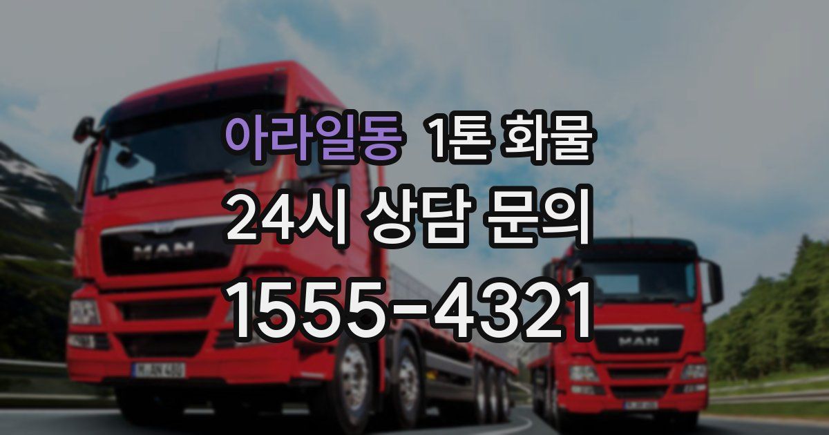 아라일동 1톤 화물