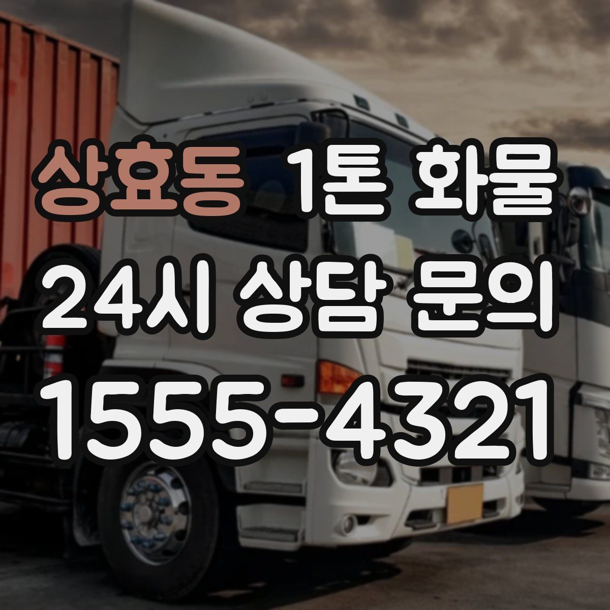 상효동 1톤 화물