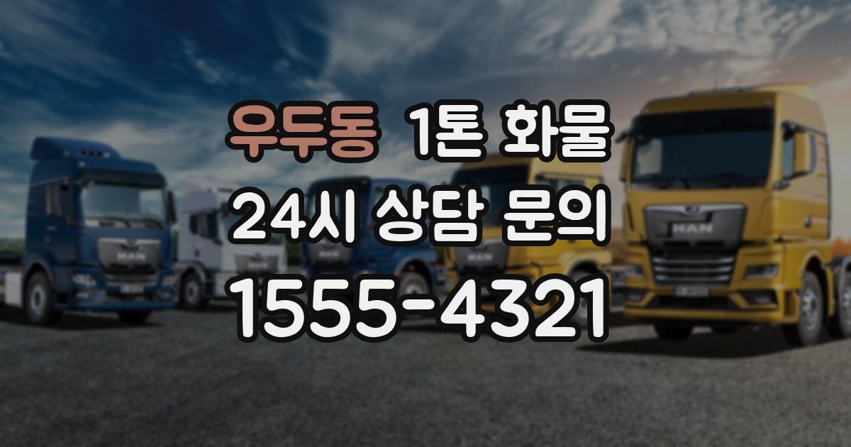 우두동 1톤 화물